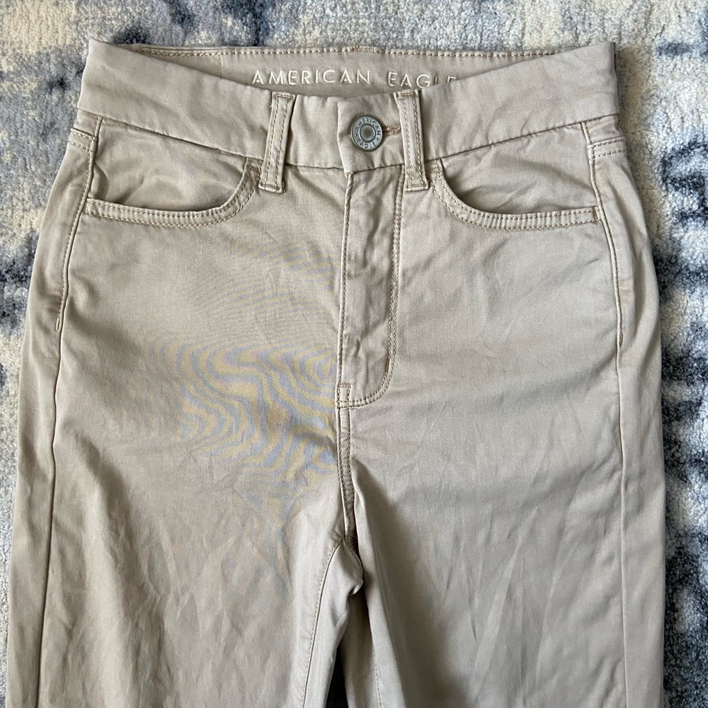 tan american eagle jeggings - Picture 2 of 6